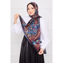 Msc Batik Desenli Tesettür Şal -14