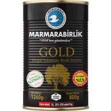 Marmarabirlik Gold Siyah Zeytin 800 gr - 201-230 Ad/kg Xl Boy