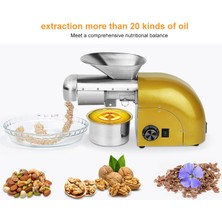 Yağ Çıkarma Makinesi Sıcak/soğuk Sıkım - Çörekotu, Keten Tohumu, Kabak Çekirdeği, Kuruyemiş