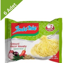 Indomie Sebze Çeşnili Hazır Noodle 75 gr x 6 Adet