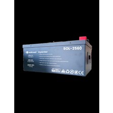 Solinved 25.6 V 100AH Lityum Akü