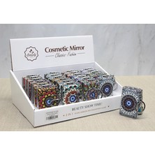 Pazarcan Taşlı El Aynası Anahtarlık ALK3766