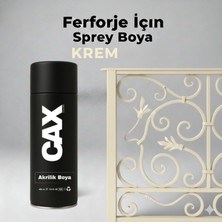 CAXCOLORS Cax Akrilik Sprey Boya 400ML - Ferforje, Metal ve Mobilya Yenileme Boyası - (Hızlı Kuruyan)