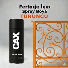 CAXCOLORS Cax Akrilik Sprey Boya 400ML - Ferforje, Metal ve Mobilya Yenileme Boyası - (Hızlı Kuruyan)