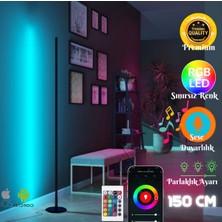 Normadia Valör Telefon ve Kumanda Kontrollü Oda Aydınlatma Sistemi, Rgb 150 cm