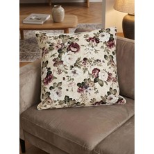 Apcasa Decor Vintageçiçekler Kırlent Kılıfı