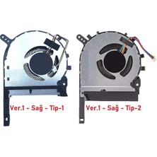 Bilbor Bilgisayar Asus Tuf Gaming A15 2021 FA506IE Fan V1 (Sağ Fan) Tip2
