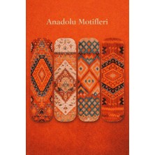 Hobbi Tasarım Anadolu Motifleri Dörtlü Ayraç Seti