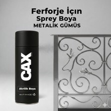 CAXCOLORS Cax Akrilik Sprey Boya 400ML - Ferforje, Metal ve Mobilya Yenileme Boyası - (Hızlı Kuruyan)