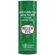 Billur Tuz Rafine Sodyumu %50 Azaltılmış Iyotsuz Tuz (500 G) X6 Adet
