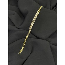 14K Gold Renk Kaplama cm Zirkon Bileklik