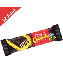 Ülker Bitter Çikolatalı Gofret 36 gr x 12 Adet