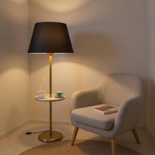 Normadia Modern Tepsili Ayaklı Lambader, Şık ve Fonksiyonel Aydınlatma Parçası