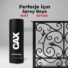 CAXCOLORS Cax Akrilik Sprey Boya 400ML - Ferforje, Metal ve Mobilya Yenileme Boyası - (Hızlı Kuruyan)