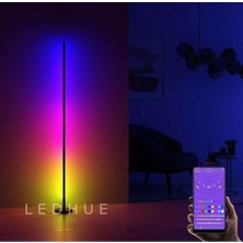 Normadia Ses Duyarlı LED Lambader, Mobil Kontrol, Dekoratif ve Animasyonlu Renkler