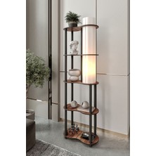 Normadia Modern Ceviz Renkli Speranza Lambader ile Şık ve Aydınlık Ortamlar