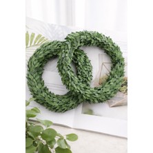 5 Metre Tel Yaprak Çok Amaçlı Doğalgaz Borusu Süsü Şerit Yapay Taç Sarmaşık Çiçek Süs