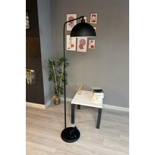 Normadia Modern Siyah Hareketli Metal Lambader, Oturma ve Çalışma Alanları Için Şık