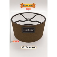 Normadia Pratik Kurulum Tütün Kahvesi Lambader 37 cm Mega Boy, Şık ve Modern Tasarım