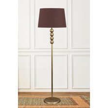 Normadia Modern Eskitme Metal Ayaklı Klozet Lambader, Oturma ve Yatak Odası Işığı