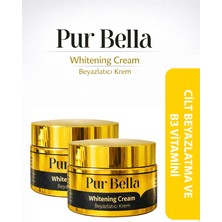 Pur Bella Whitening Cream  2 'li – Leke Karşıtı Aydınlatıcı Beyazlatıcı Krem | Kojik Asit, Alpha Arbutin & B3 vitamin