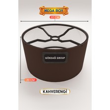 Normadia Kahverengi Lambader Başlığı, 37 Cm, Mega Boy, Kolay Kurulum