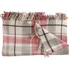 Merinos Cozy Life Pamuklu Skoç Battaniye - Cunda Serisi