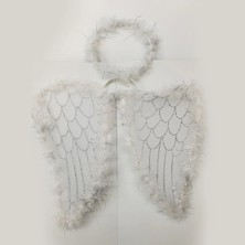 Tiklad Melek Kanadı ve Tacı Beyaz Renk