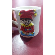 Es Dekor Büyük Kupa Seramik El Yapımı 9cm 1 Adet