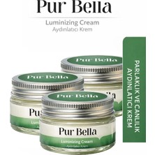 Pur Bella Luminizing Cream 3'lü Aydınlatıcı Yüz Kremi – C Vitamini, Niacinamide & Alpha Arbutin