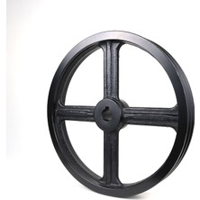 Fırıncı Depom 400-2V Çift Kanallı Kasnak - 400 mm Sanayi Tipi Döküm V-Kayış Kasnağı