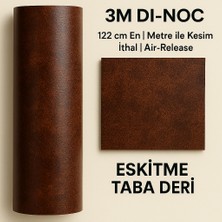3M Mimari Kaplama Folyosu | premium yapışkanlı folyo | Eskitme Taba Deri Dokulu