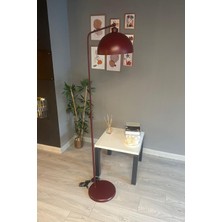 Normadia Vişne Çürüğü Lambader, Hareketli Başlık, Modern Dekor, Metal Zemin Aydınlatması