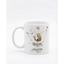 Yelkovan Studio Burçlu Tasarımlı Kupa Bardak - Astrolojik Yıldız Haritası Temalı Seramik Kupa | Yelkovanstudio