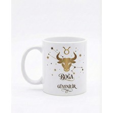 Yelkovan Studio Burçlu Tasarımlı Kupa Bardak - Astrolojik Yıldız Haritası Temalı Seramik Kupa | Yelkovanstudio