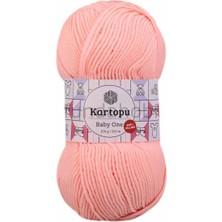 Kartopu Baby One (5 Adet) K253 Somon Rengi El Örgü Ipliği