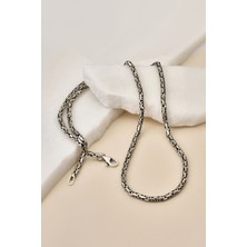 925 Ayar Gümüş Erkek Kral Kolye