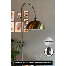 Normadia Modern Eskitme Metal Lambader, Hareketli Başlıklı Zemin Aydınlatması