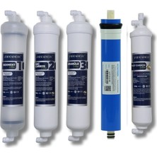 Reobox Kapalı Kasa Su Arıtma Filtre Seti 5’li – Lg Tipi ve Muadil Sistemler Için