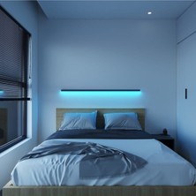 Normadia Uzaktan Kumandalı Rgb LED Abajur Aplik Gece Lambası Lambader Işık Sistemi