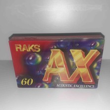 2 Adet Raks Ax 60 Lık Boş Kaset (Orjınal Donem)