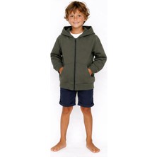 Coupon Çocuk Fermuarlı Kapüşonlu Sweatshirt