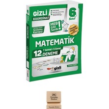 Gizli Yayınları Gizli 6. Sınıf Matematik 12'li Deneme-Meb Gibi Sordu + Telefon Standı