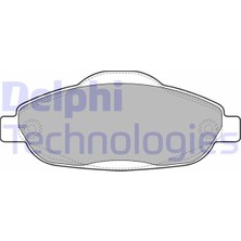 Delphi Mllzngzr Fren Balatasi Ön Peugeot 308 3008 09/07-