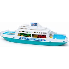 Akar Suda Yüzen Oyuncak Feribot Gemi Tekne Oyuncağı Mavi