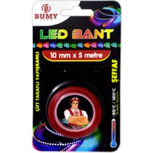 Bumy LED Montaj Bandı 10MM x 5m Şeffa