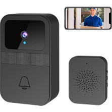 Azurtech Wifi Video Kapı Zili Kablosuz Hd Kamera Pır Hareket Algılama Ir Alarm Güvenlik