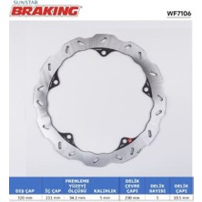 Braking Honda Nc 700-750 Dalgalı Ön Fren Diski 2014-2025