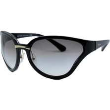 Praada. Lınae Rosa Spr 22V 1AB Oa7 Cat Eye Sıyah Kedi Gözü Grı Kadın Güneş Gözlüğü