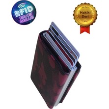 Basarideri Hakiki Deri Otomatik Mekanizmalı Rfid Korumalı Erkek Kartlık Cüzdan